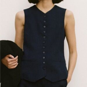 Zara BUTTONED VEST ZW COLLECTION
